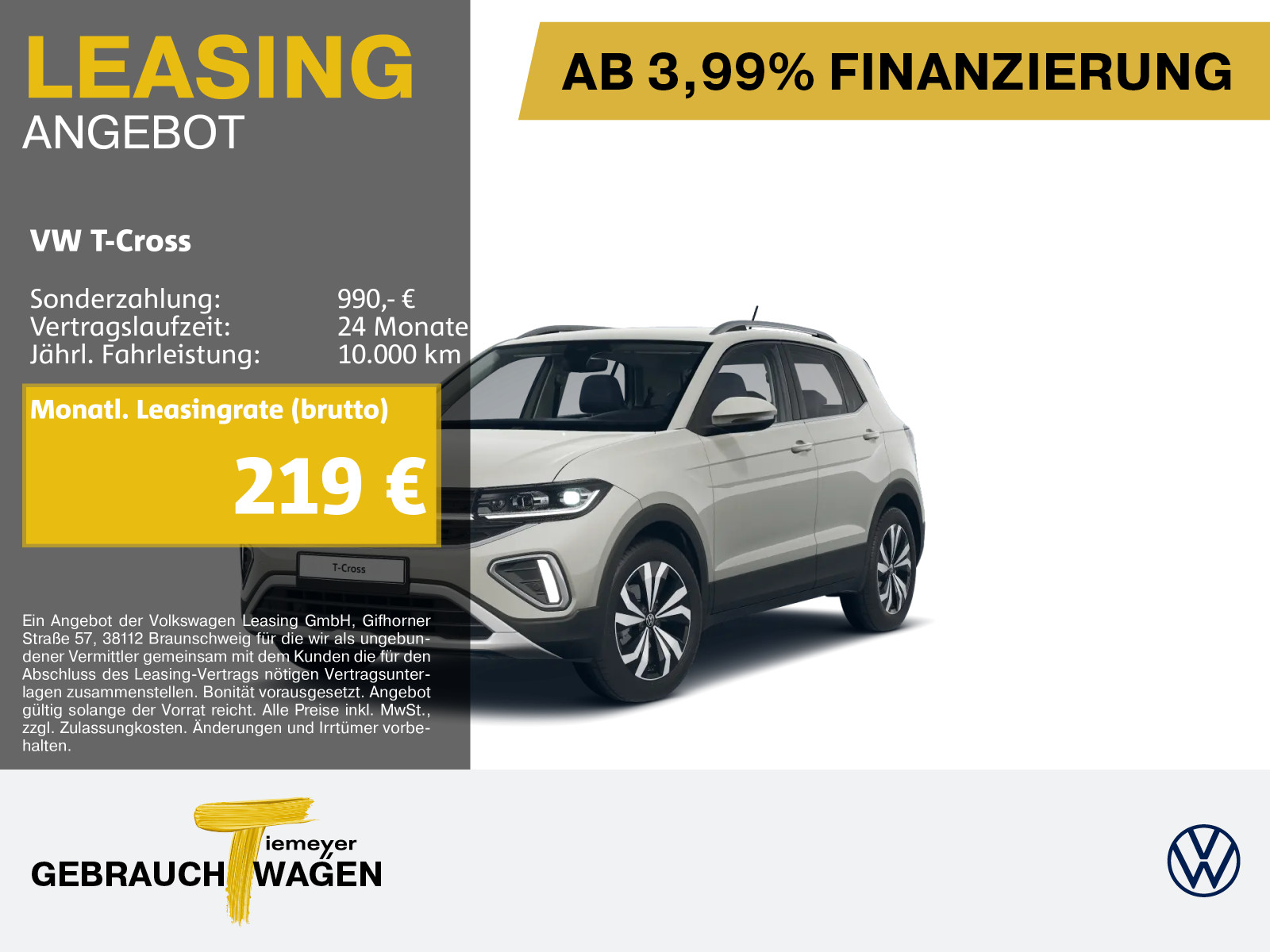 Volkswagen T-Cross 1.0 TSI