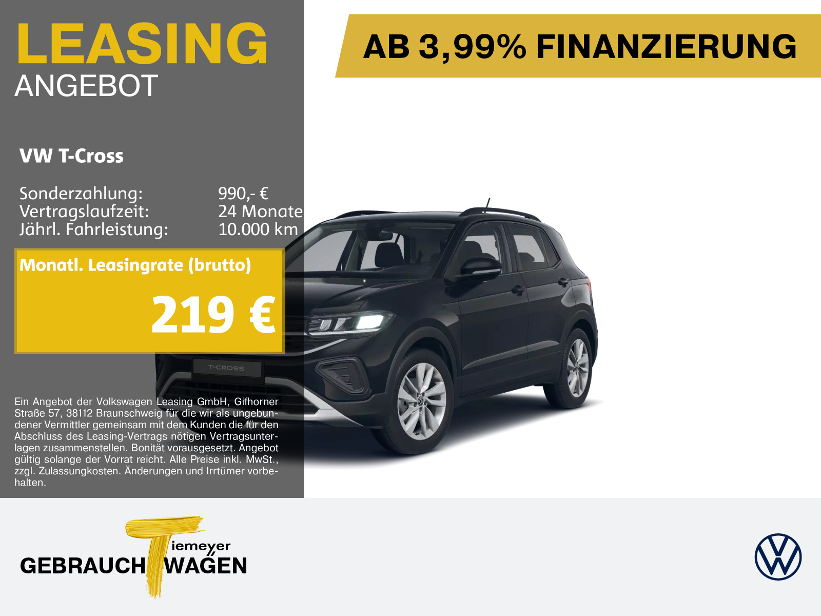 Volkswagen T-Cross 1.0 TSI