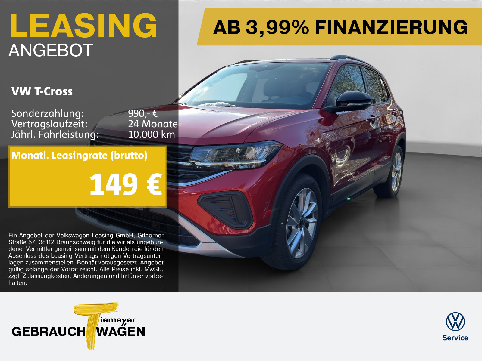 Volkswagen T-Cross 1.0 TSI