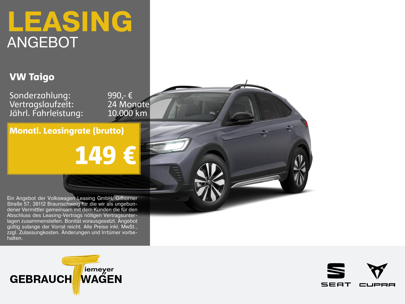 Volkswagen Taigo 1.0 TSI