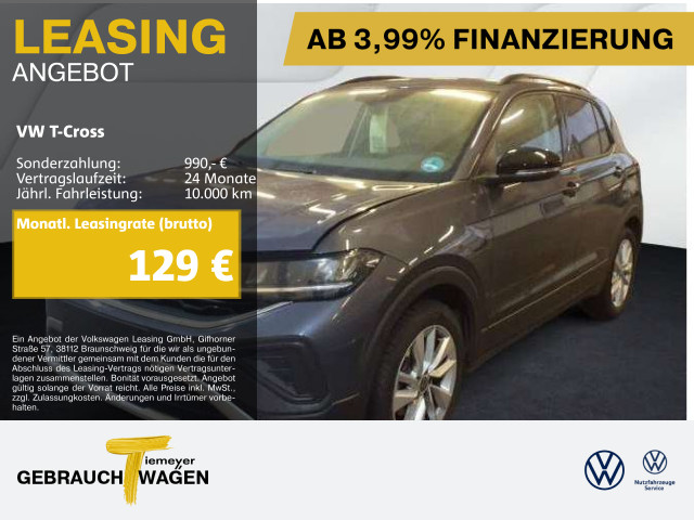 Volkswagen T-Cross 1.0 TSI
