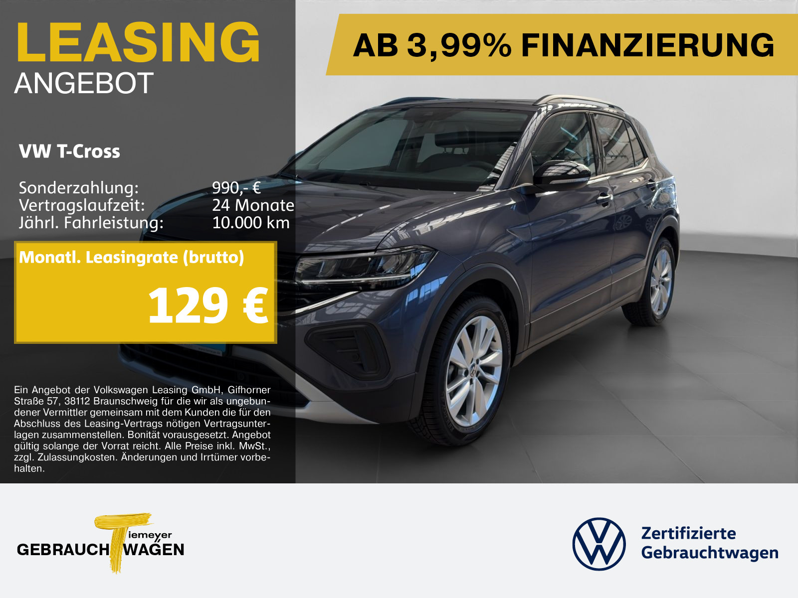 Volkswagen T-Cross 1.0 TSI