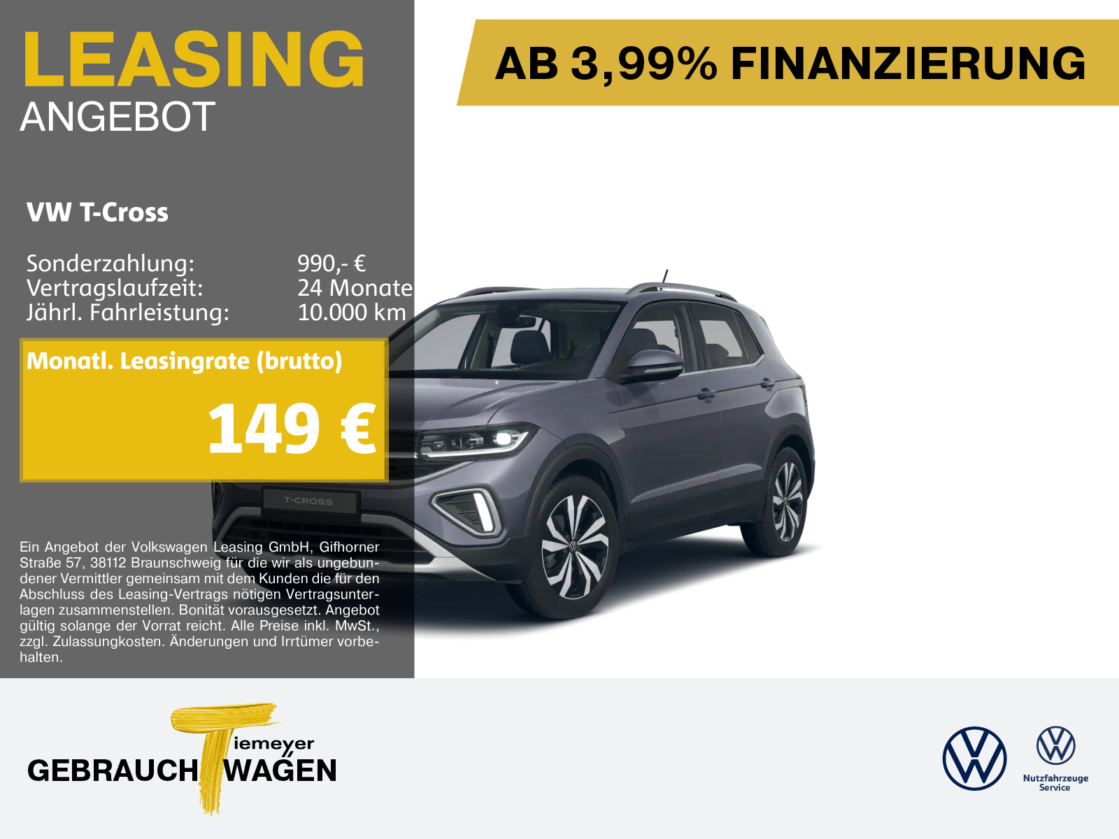 Volkswagen T-Cross 1.0 TSI