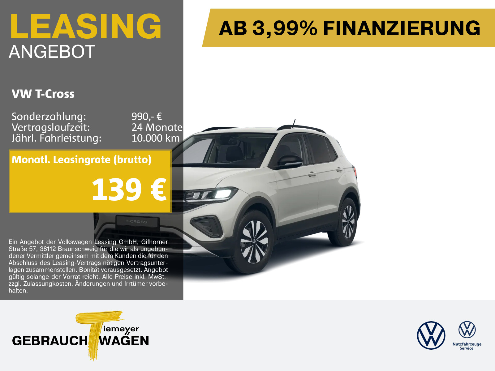 Volkswagen T-Cross 1.0 TSI