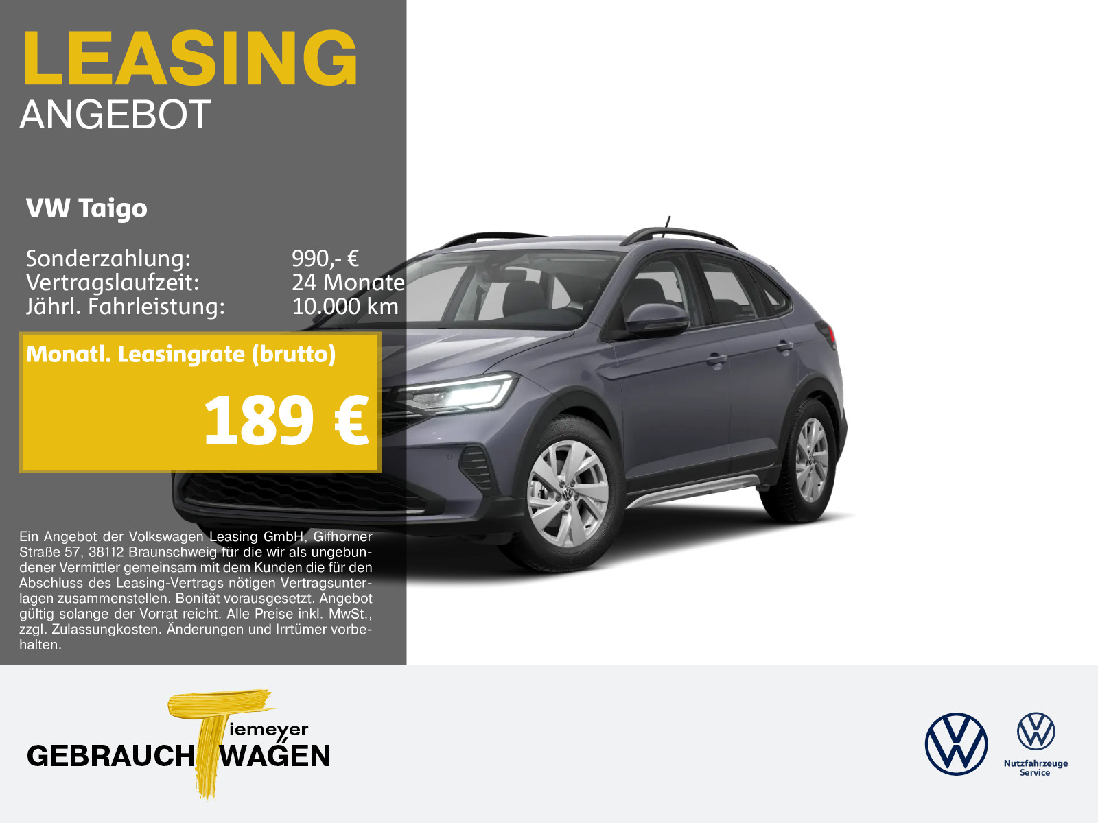 Volkswagen Taigo 1.0 TSI